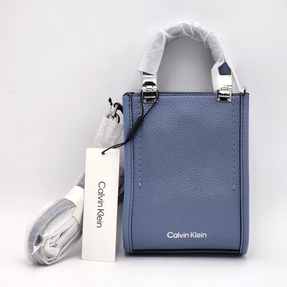 Calvin Klein Sophia Phone Mini Crossbody Bag Blue RARE Color NWT BRAND NEW